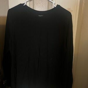 Time and Tru black Long Sleeve Top